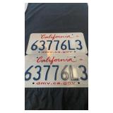 California License Plates