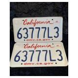 California License Plates