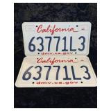California License Plates