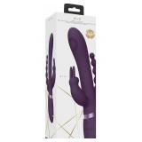 Triple-Action Rechargeable Vibrator