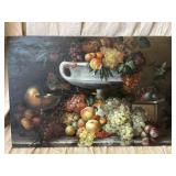 Still Life Fruit Print on Canvas 36 x 24