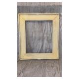 Antique Cream Yellow Wooden Picture Frame
