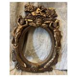Gold Gilded Gilt Wood Cherub Frame