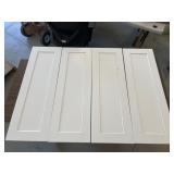 White Kitchen Cabinet Doors 4 PCs