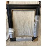 Black Wood Frame with Gold Trim 48 x 36