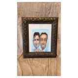 Floral Design Wooden Frame
