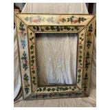 Folk Art Antique Wood Frame 40 x 30