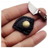 Mini Chef Knife with Sheath and Chain