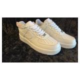Nike Air Force 1 White Sneakers Menï¿½s Size 8