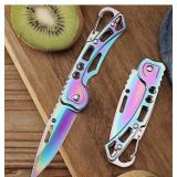 Multicolored Titanium Pocket Knife