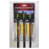 Archery Fiberglass Arrows 28' 12 packs 3 pcs