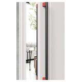 Black and Red Front Door Handle