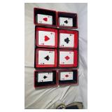 Collectible 5 Pc Set Dishware, Playing Cards Theme
