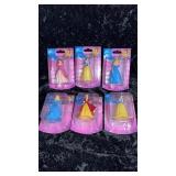 Lot of 6 Disney Princess Figurines