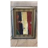 Framed Abstract Painting 36 x 24