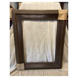 Dark Carved Wood Frame 48 x 36