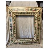 Folk Art Antique Wood Frame 40 x 30