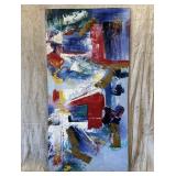 Abstract Colorful Canvas Painting