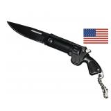 6' Folding Knife pocket Knife, Gun Shaped Knife