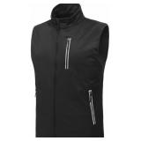Menï¿½s Black Vest with Pockets Large
