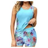 Takini Swimsuit for Women Two Piece Athletic Small