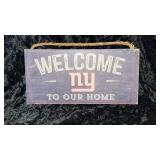 New York Giants Welcome Sign