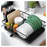Black Stainless Steel Dish Drying Rack