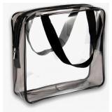 Lot of 8 Clear Storage Bags, Toiletry Bags