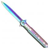 STILETTO POCKET KNIFE RAINBOW