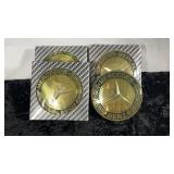 Mercedes Benz Gold Emblem Wheel Center Cap