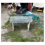 Small Wood Bench