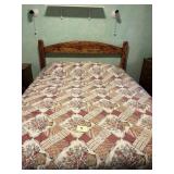 Queen Size Bed Frame and Mattress
