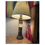 Wood Lamp with Shade