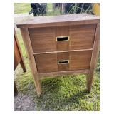 Wood End Tables 2 Pcs