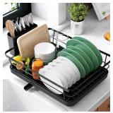 Kitsure Dish Drying Rack Black