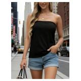 Women's Black Tube Top Medium