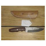 Damascus blade knife