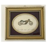 Ken Broadbent Collage 1947 Manx Norton Motorcycle