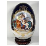 Limoges France Porcelain Large Egg 16"