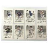 Lot of 8 Signed Autographed Baseball Cards