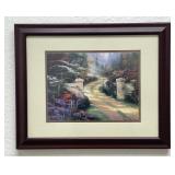 Thomas Kinkade Spring Gate Framed Accent Print