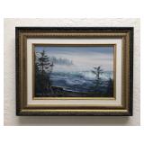 Sharon Rickert "Misty Point" Original Framed Oil