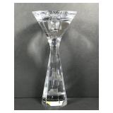 Nambe Crystal Illume Style Tapered Candlestick