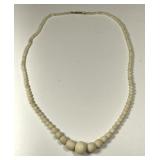 Vintage Graduated Beaded Necklace 10K Clasp