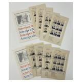 Ameripex 86 Presidential Stamp Sets (1 is FDI)
