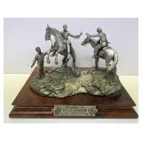 Francis Barnum Lee At Antietam Pewter Sculpture