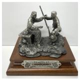 Francis Barnum Godspeed My Son Pewter Sculpture