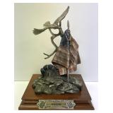 Francis Barnum Old Glory Pewter Sculpture