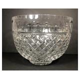 Large 10" Clear Crystal Centerpiece Bowl
