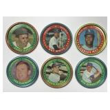 Six 1971 Topps Baseball Coins White Bonds Sizemore
